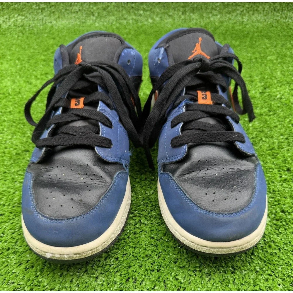JORDAN Youth‎ Air 1 Low BG 553560 480 - Black/White/Anthracite -  Size 6.5Y